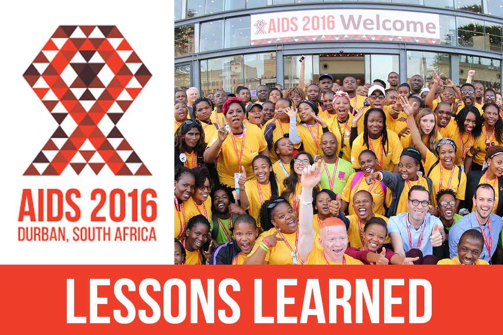 Lessons Learned from AIDS 2016