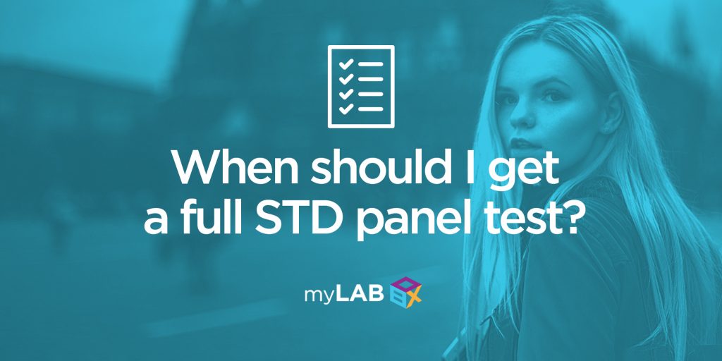 When should I get a full STD panel test?