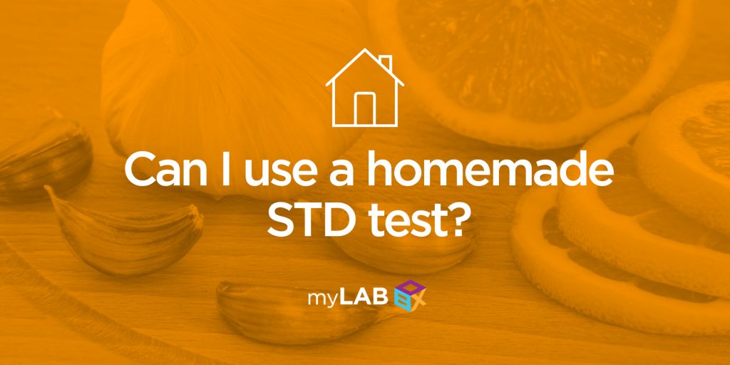 Can I use a homemade STD test?