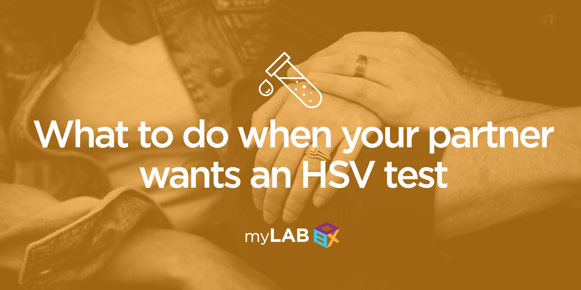 What to do when your partner wants an HSV test